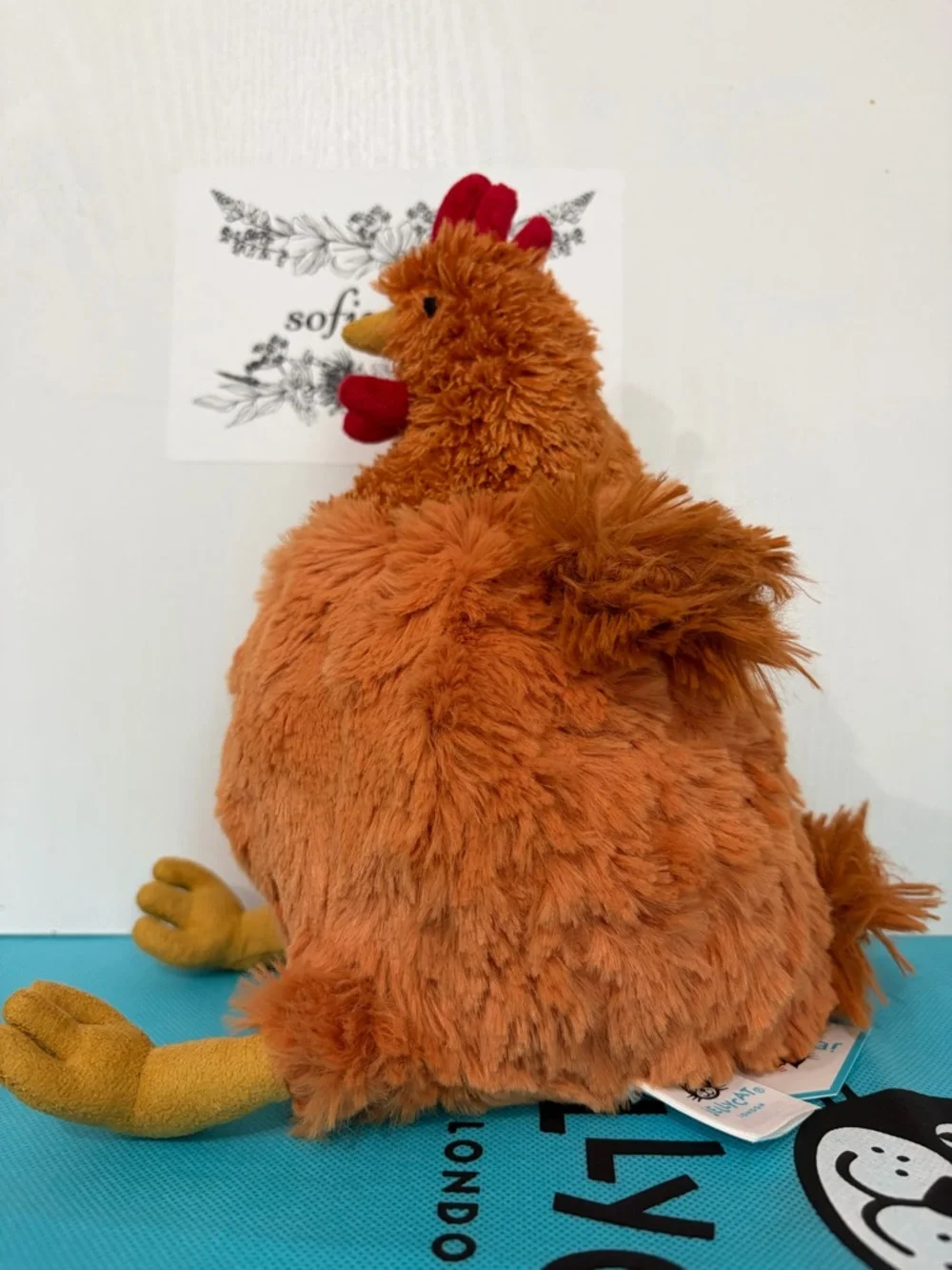 AUTHENTIC❗️Jellycat Cecile chicken- New Edition NWT- Dust Bag